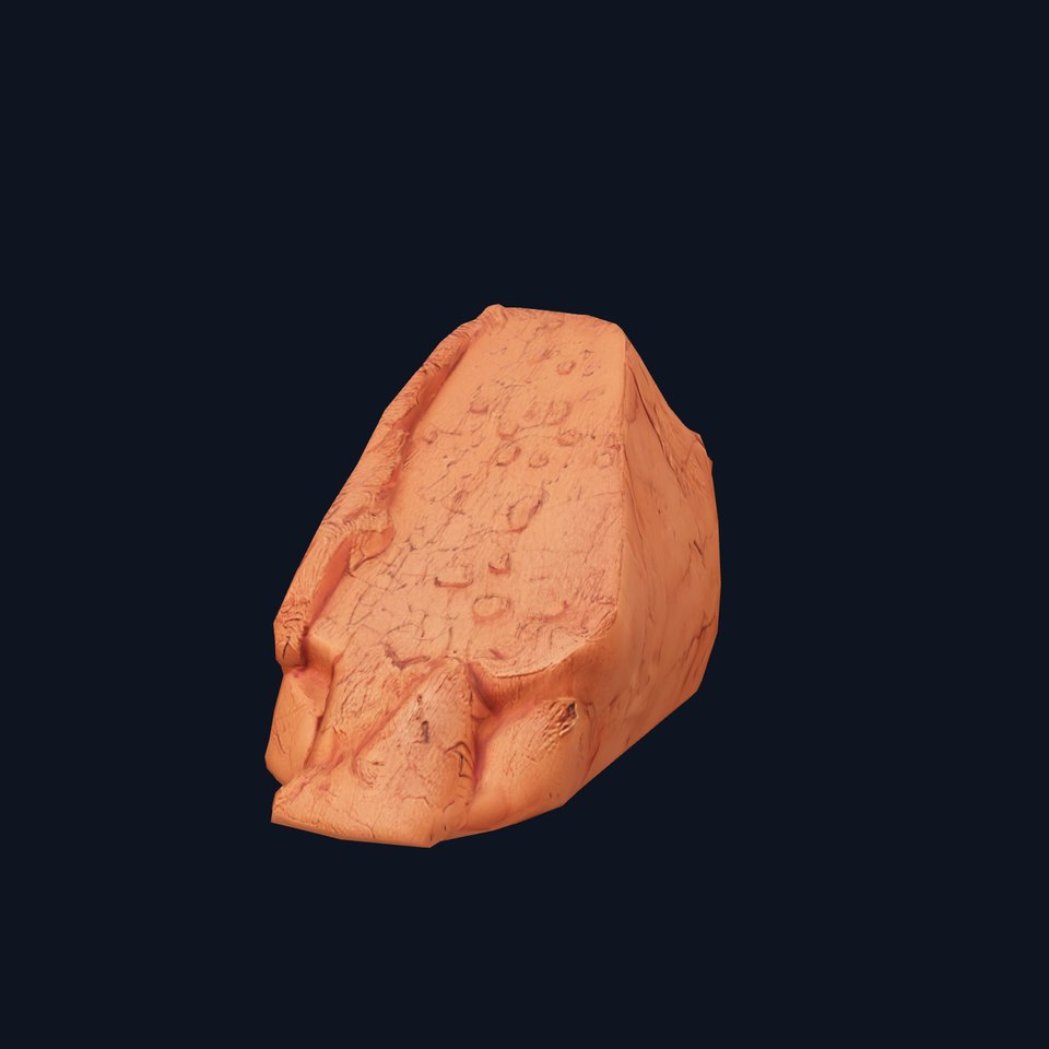 Rustic Clay Boulder model pack